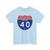 I-40 AZ 1957 (Arizona) (Road Sign) T-Shirt