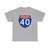 I-40 AZ (Arizona) (Road Sign) T-Shirt