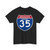 I-35 MO (Missouri) (Road Sign) T-Shirt