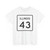 Illinois 43 (Illinois) (Road Sign) T-Shirt