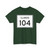 Illinois 104 (Illinois) (Road Sign) T-Shirt