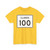 Illinois 100 (Illinois) (Road Sign) T-Shirt