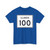 Illinois 100 (Illinois) (Road Sign) T-Shirt