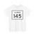 Illinois 145 (Illinois) (Road Sign) T-Shirt