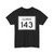 Illinois 143 (Illinois) (Road Sign) T-Shirt