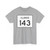 Illinois 143 (Illinois) (Road Sign) T-Shirt
