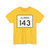 Illinois 143 (Illinois) (Road Sign) T-Shirt