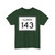 Illinois 143 (Illinois) (Road Sign) T-Shirt