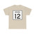 Indiana 12 (Indiana) (Road Sign) T-Shirt
