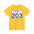 Indiana 203 (Indiana) (Road Sign) T-Shirt