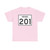 Indiana 201 (Indiana) (Road Sign) T-Shirt
