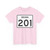 Indiana 201 (Indiana) (Road Sign) T-Shirt