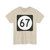 Iowa 67 (Iowa) (Road Sign) T-Shirt