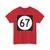 Iowa 67 (Iowa) (Road Sign) T-Shirt