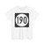 Iowa 190 (Iowa) (Road Sign) T-Shirt