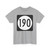 Iowa 190 (Iowa) (Road Sign) T-Shirt