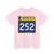 MN-252 (Minnesota) (Road Sign) T-Shirt