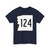 NH Route 124 (New Hampshire) (Road Sign) T-Shirt