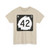 North Dakota 42 (North Dakota) (Road Sign) T-Shirt