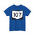 OH-107 (Ohio) (Road Sign) T-Shirt