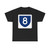 PR primary 8 (Puerto Rico) (Road Sign) T-Shirt