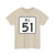 Rhode Island 51 (Rhode Island) (Road Sign) T-Shirt