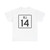 Rhode Island 14 (Rhode Island) (Road Sign) T-Shirt