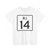 Rhode Island 14 (Rhode Island) (Road Sign) T-Shirt