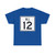 Rhode Island 12 (Rhode Island) (Road Sign) T-Shirt