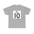 Rhode Island 10 (Rhode Island) (Road Sign) T-Shirt