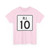 Rhode Island 10 (Rhode Island) (Road Sign) T-Shirt