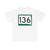 SD 136 (South Dakota) (Road Sign) T-Shirt