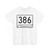 Tennessee 386 (Tennessee) (Road Sign) T-Shirt
