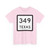 Texas 349 (Texas) (Road Sign) T-Shirt