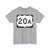 US 20A NY (New York) (Road Sign) T-Shirt