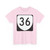 Virginia 36 (Virginia) (Road Sign) T-Shirt