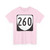 Virginia 260 1980 (Virginia) (Road Sign) T-Shirt
