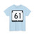 WIS 61 (Wisconsin) (Road Sign) T-Shirt