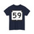 WIS 59 (Wisconsin) (Road Sign) T-Shirt