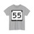 WIS 55 (Wisconsin) (Road Sign) T-Shirt