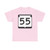 WIS 55 (Wisconsin) (Road Sign) T-Shirt