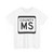 WIS County MS (Wisconsin) (Road Sign) T-Shirt