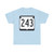 WIS 243 (Wisconsin) (Road Sign) T-Shirt