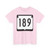 WIS 189 (Wisconsin) (Road Sign) T-Shirt