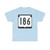 WIS 186 (Wisconsin) (Road Sign) T-Shirt