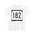 WIS 182 (Wisconsin) (Road Sign) T-Shirt