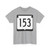 WIS 153 (Wisconsin) (Road Sign) T-Shirt