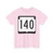 WIS 140 (Wisconsin) (Road Sign) T-Shirt