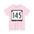 WIS 145 (Wisconsin) (Road Sign) T-Shirt