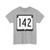 WIS 142 (Wisconsin) (Road Sign) T-Shirt